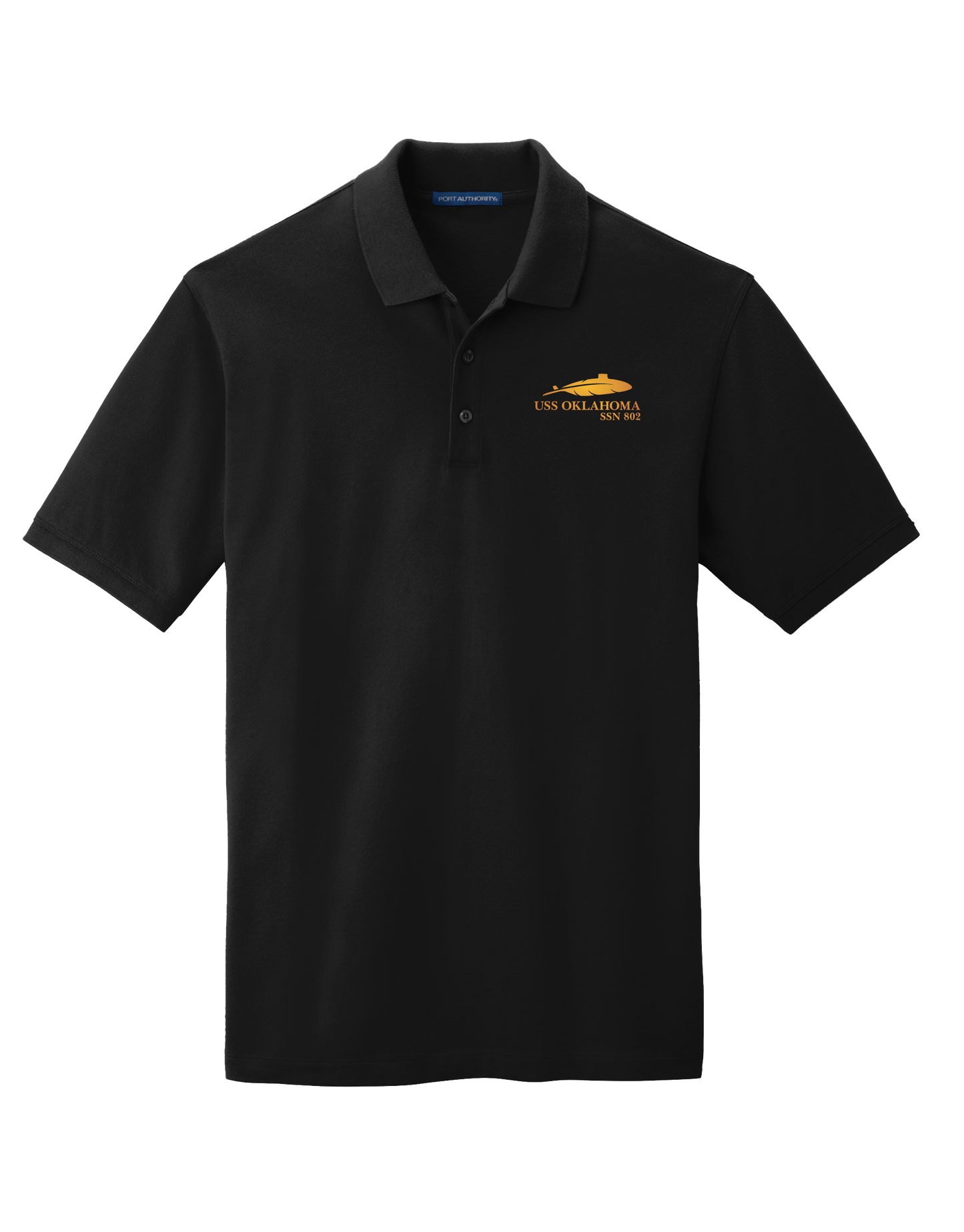 USS OKLAHOMA Men’s Port Authority® EZCotton® Polo (K8000)
