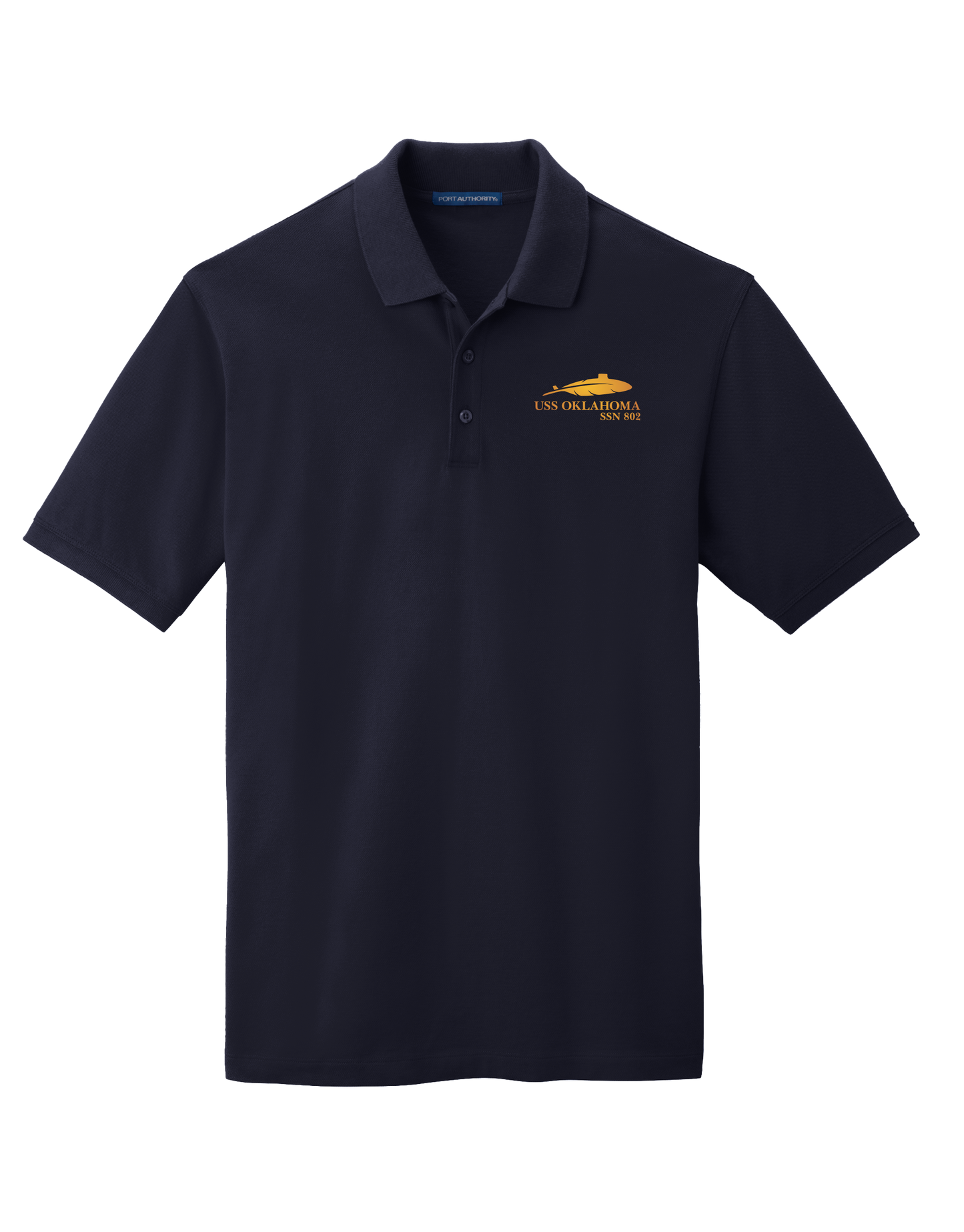 USS OKLAHOMA Men’s Port Authority® EZCotton® Polo (K8000)