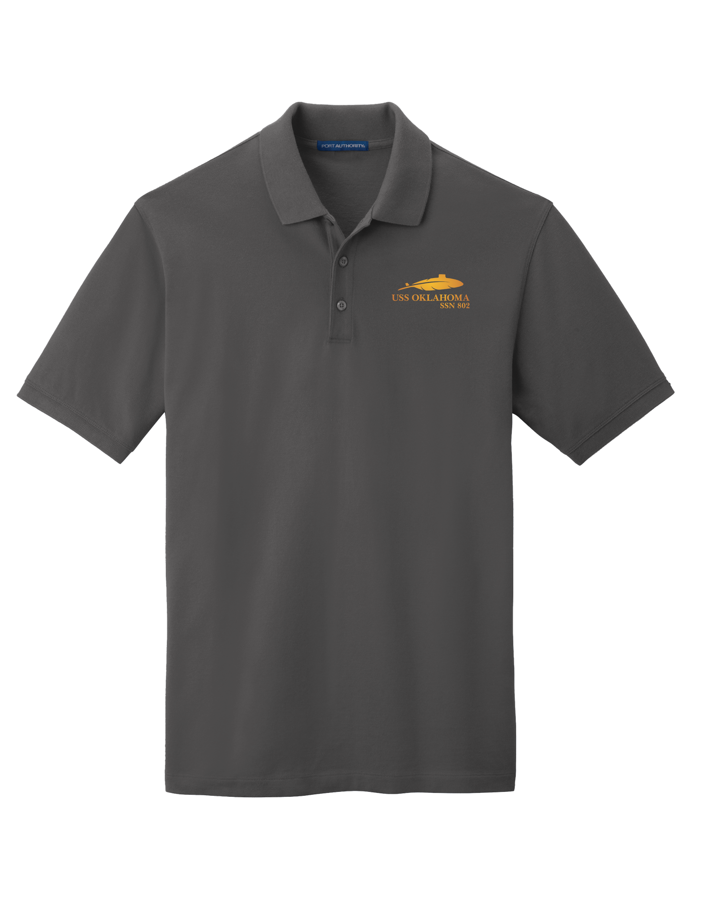 USS OKLAHOMA Men’s Port Authority® EZCotton® Polo (K8000)