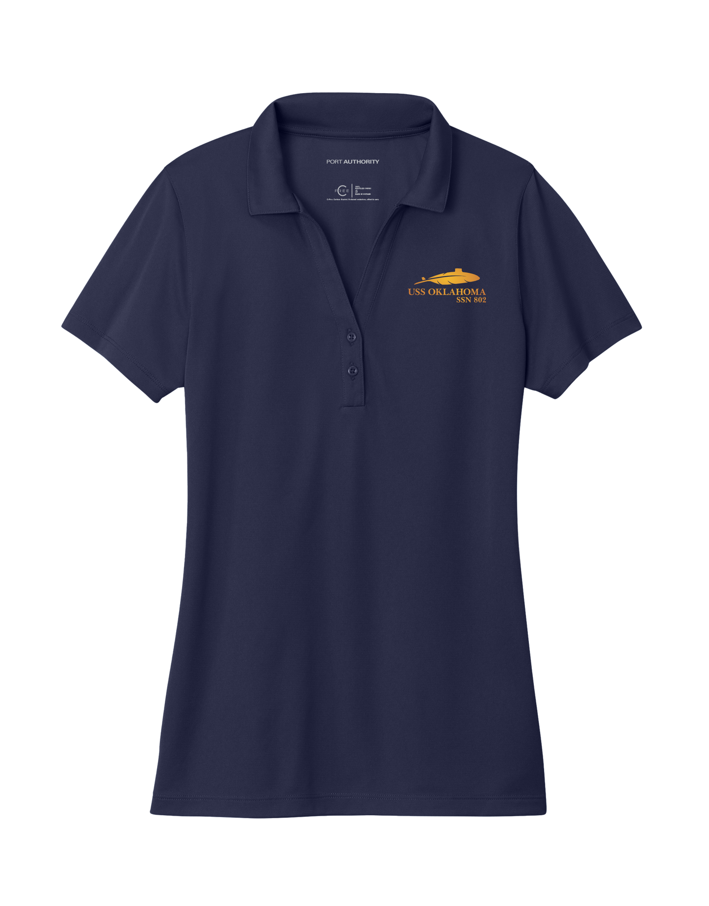USS OKLAHOMA Women’s C-FREE® Performance Polo by Port Authority® (LK863)