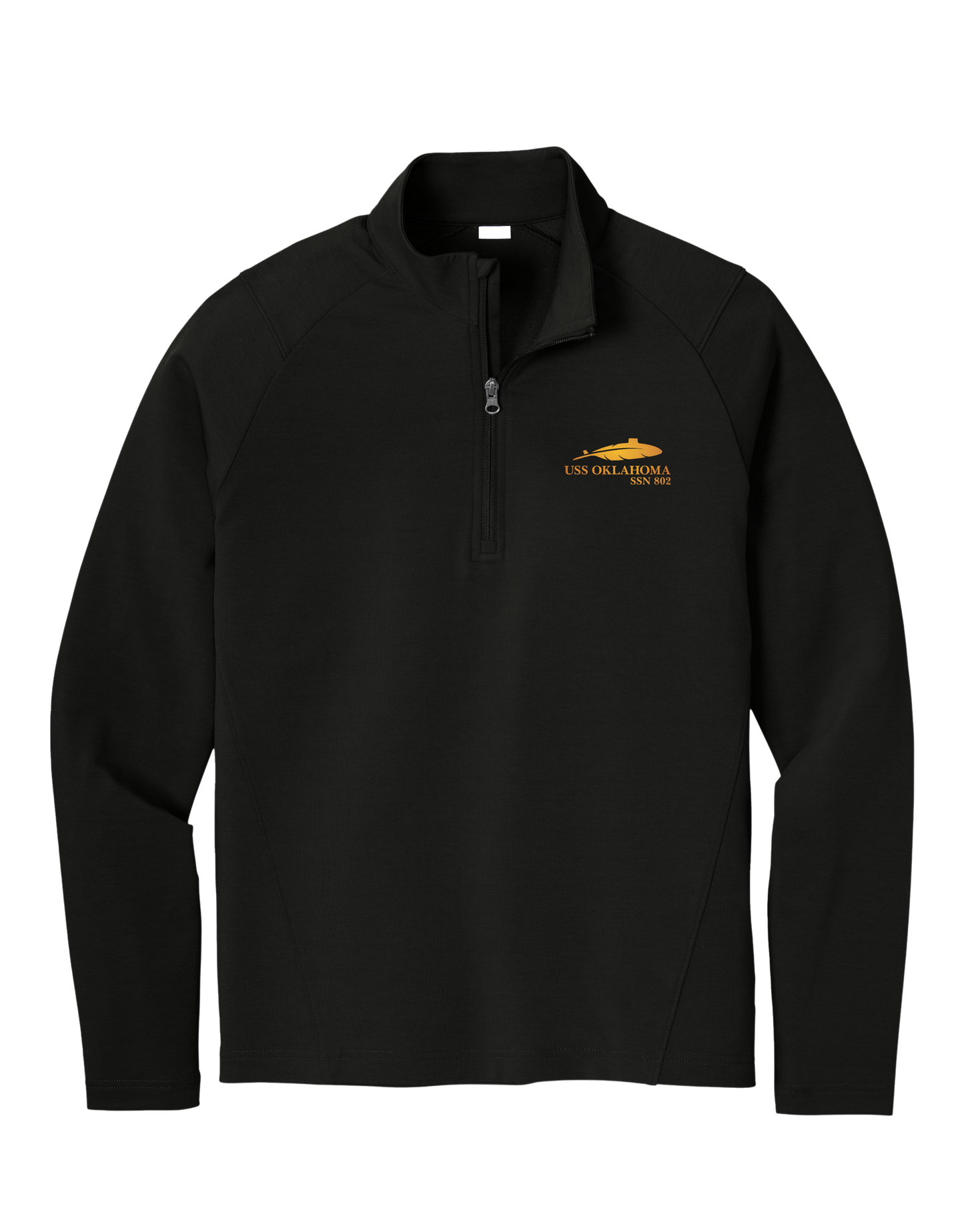USS OKLAHOMA Men’s Sport-Wick® Flex Fleece 1/4-Zip by Sport-Tek® (ST561)