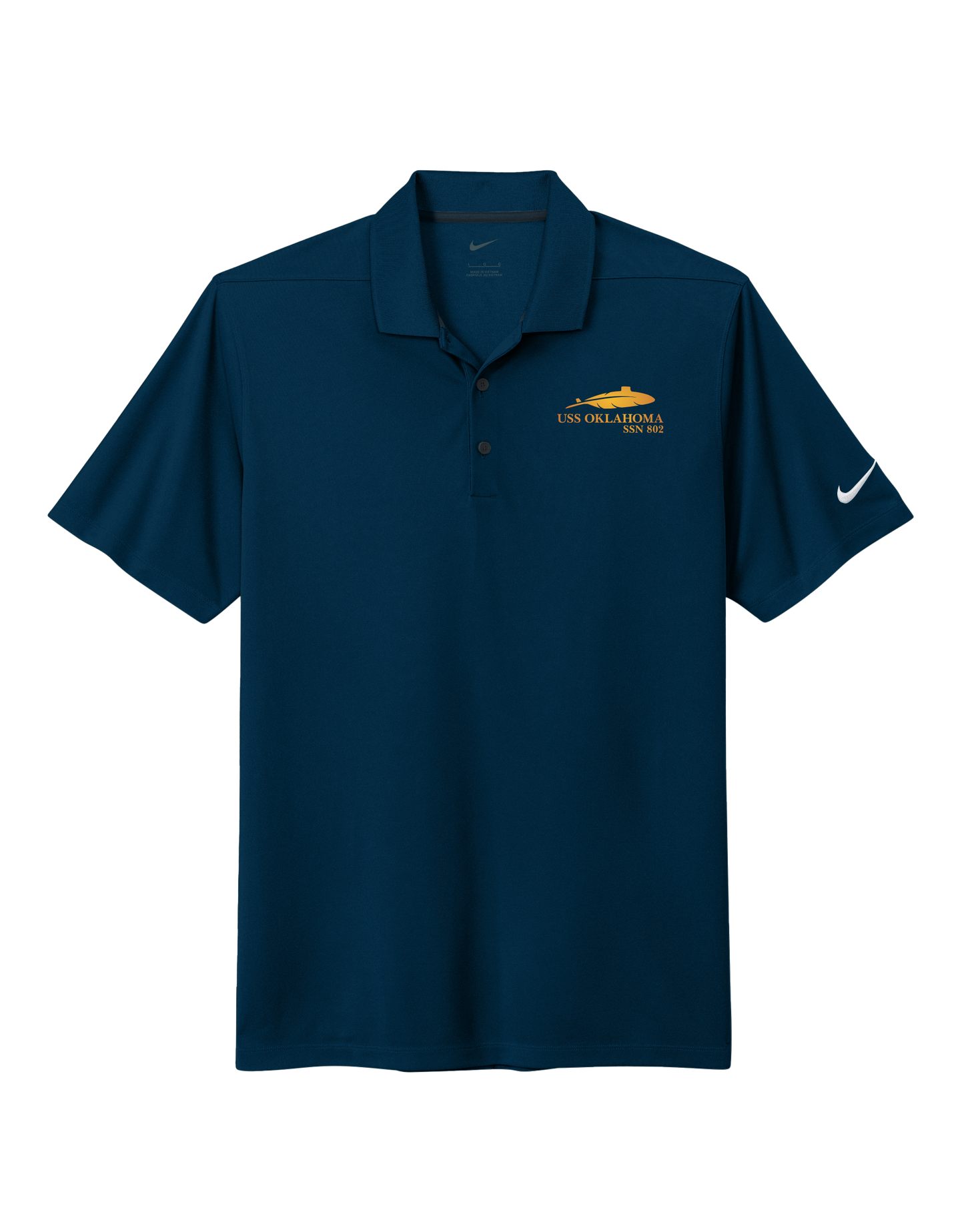 USS OKLAHOMA Dri-FIT Micro Pique 2.0 Polo by Nike (NKDC1963)