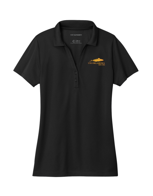 USS OKLAHOMA Women’s C-FREE® Performance Polo by Port Authority® (LK863)